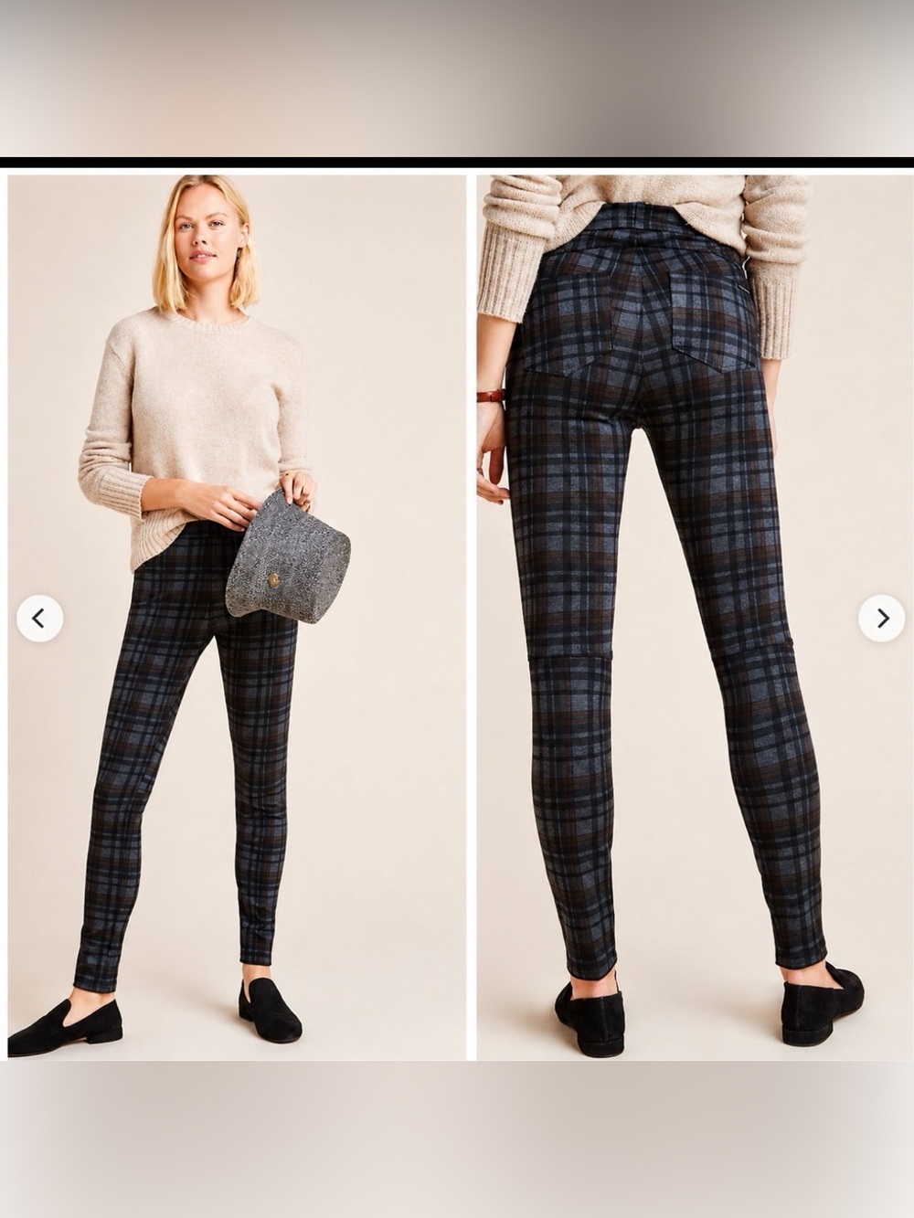ANTHROPOLOGIE Sanctuary Northholt Plaid pants